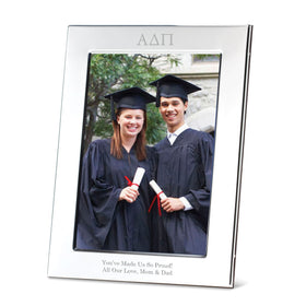 Alpha Delta Pi Polished Pewter 5x7 Picture Frame Shot #1