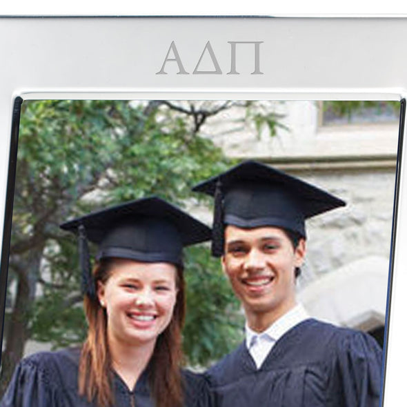 Alpha Delta Pi Polished Pewter 5x7 Picture Frame Shot #2