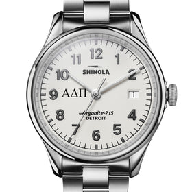 Alpha Delta Pi Shinola Watch, The Vinton 38 mm Alabaster Dial at M.LaHart & Co. Shot #1
