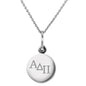 Alpha Delta Pi Sterling Silver Necklace with Sterling Silver Charm Shot #2