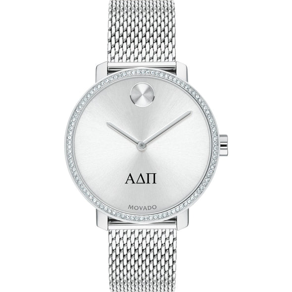 Alpha Delta Pi Women's Movado Bold with Crystal Bezel & Mesh Bracelet Shot #2