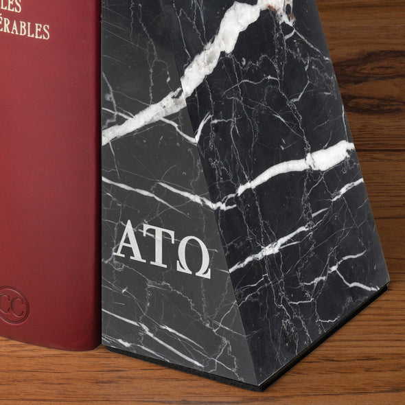 Alpha Tau Omega Marble Bookends by M.LaHart Shot #4