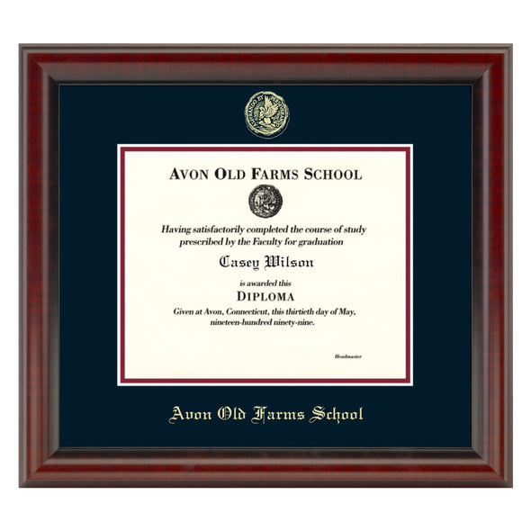 AOF Diploma Frame, the Fidelitas Shot #1