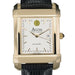 AOF Men's Gold Quad with Leather Strap