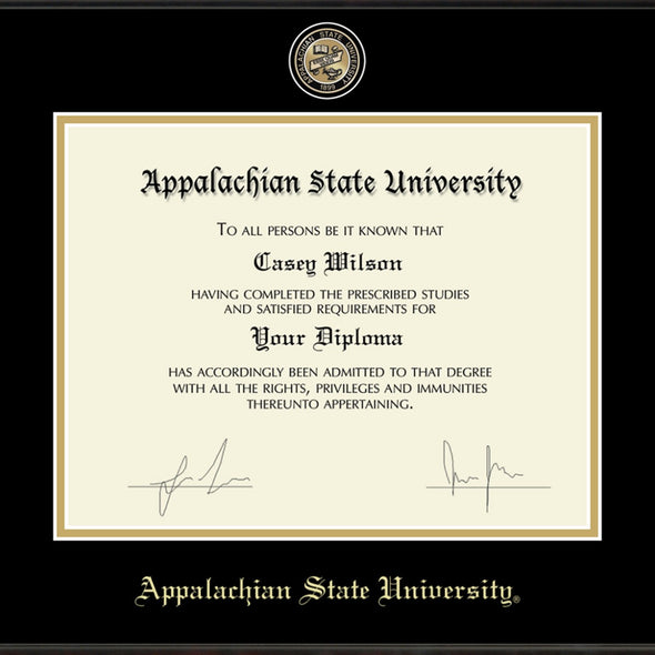 Appalachian State Diploma Frame - Masterpiece Shot #2
