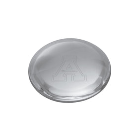 Appalachian State Glass Dome Paperweight by Simon Pearce Shot #1