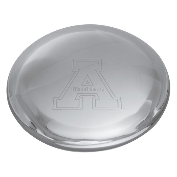 Appalachian State Glass Dome Paperweight by Simon Pearce Shot #2
