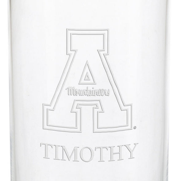 Appalachian State Iced Beverage Glasses - Set of 2 Shot #3
