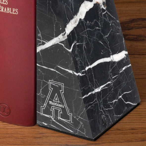 Appalachian State Marble Bookends by M.LaHart Shot #4