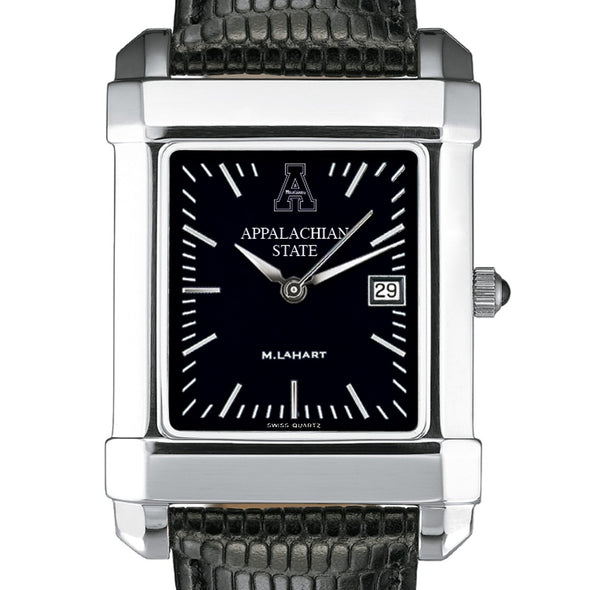 Appalachian State Men's Black Quad with Leather Shot #1