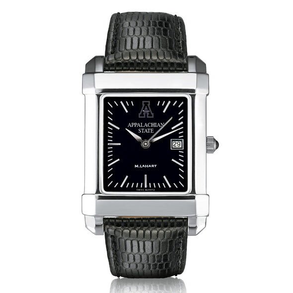 Appalachian State Men's Black Quad with Leather Shot #2