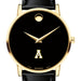 Appalachian State Men's Movado Gold Museum Classic Leather