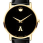 Appalachian State Men's Movado Gold Museum Classic Leather Shot #1