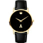 Appalachian State Men's Movado Gold Museum Classic Leather Shot #2