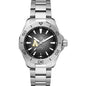 Appalachian State Men's TAG Heuer Steel Automatic Aquaracer with Black Dial Shot #2