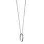 Appalachian State Monica Rich Kosann "Carpe Diem" Poesy Ring Necklace in Silver Shot #2
