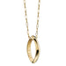 Appalachian State Monica Rich Kosann Poesy Ring Necklace in Gold