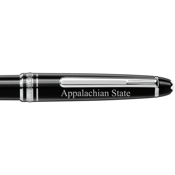 Appalachian State Montblanc Meisterstück Classique Ballpoint Pen in Platinum Shot #2