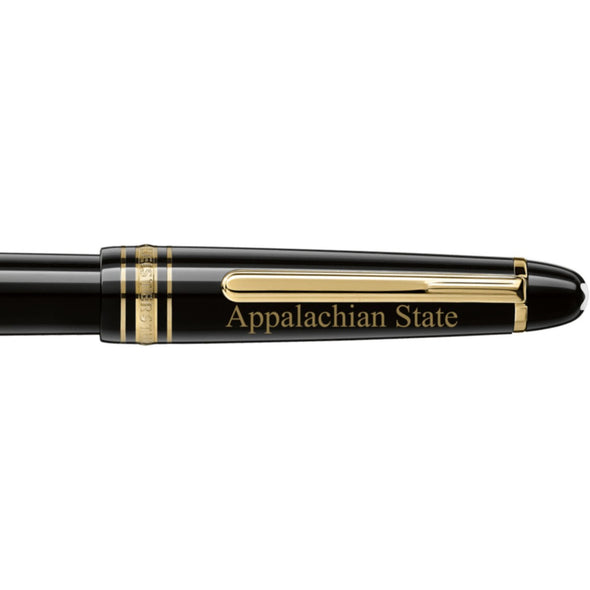 Appalachian State Montblanc Meisterstück Classique Fountain Pen in Gold Shot #2