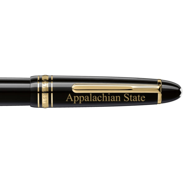 Appalachian State Montblanc Meisterstück LeGrand Rollerball Pen in Gold Shot #2