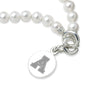 Appalachian State Pearl Bracelet with Sterling Silver Charm Shot #2