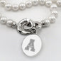Appalachian State Pearl Necklace with Sterling Silver Charm Shot #2