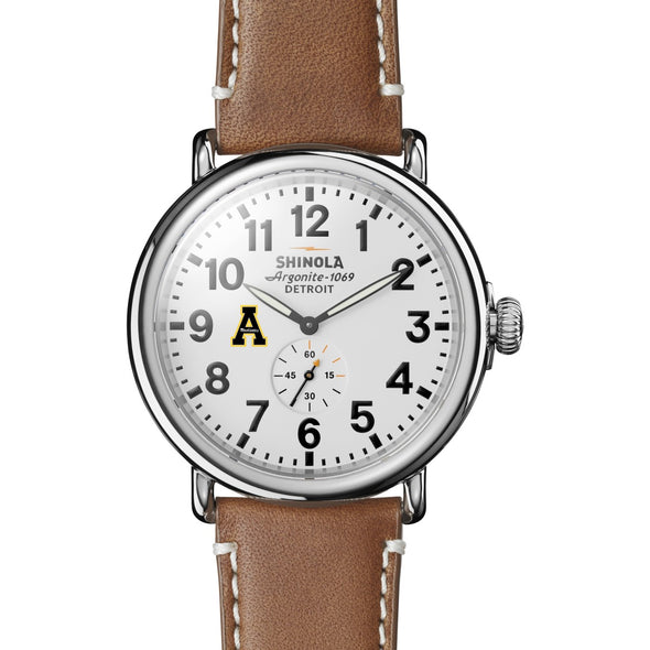 Appalachian State Shinola Watch, The Runwell 47 mm White Dial Shot #2