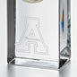 Appalachian State Tall Glass Desk Clock by Simon Pearce Shot #2