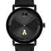 Appalachian State University Men's Movado BOLD with Black Leather Strap
