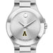 Appalachian State Women's Movado Collection Stainless Steel Watch with Silver Dial