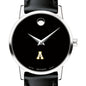 Appalachian State Women's Movado Museum with Leather Strap Shot #1