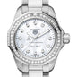 Appalachian State Women's TAG Heuer Steel Aquaracer with Diamond Dial & Bezel Shot #1