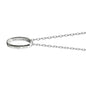 Arizona Monica Rich Kosann "Carpe Diem" Poesy Ring Necklace in Silver Shot #3