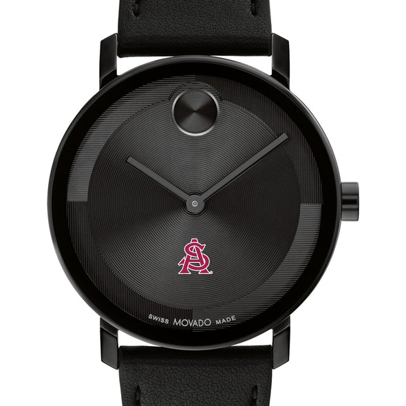 Arizona State Men's Movado BOLD with Black Leather Strap Shot #1