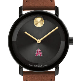 Arizona State Men&#39;s Movado BOLD with Cognac Leather Strap Shot #1