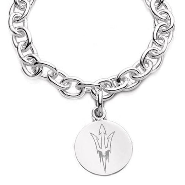 Arizona State Sterling Silver Charm Bracelet Shot #2