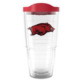 Arkansas 24 oz. Tervis Tumblers with Emblem - Set of 2 Shot #1
