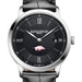 Arkansas Men's Baume et Mercier 40mm Classima Quartz Watch with Black Dial & Black Leather Strap