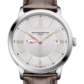 Arkansas Men's Baume et Mercier 40mm Classima Quartz Watch with Silver Dial & Dark Brown Leather Strap Shot #1