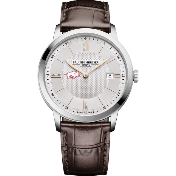 Arkansas Men's Baume et Mercier 40mm Classima Quartz Watch with Silver Dial & Dark Brown Leather Strap Shot #2