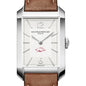 Arkansas Men's Baume et Mercier 43X27mm Hampton Watch with Silver Dial & Tan Leather Strap Shot #1