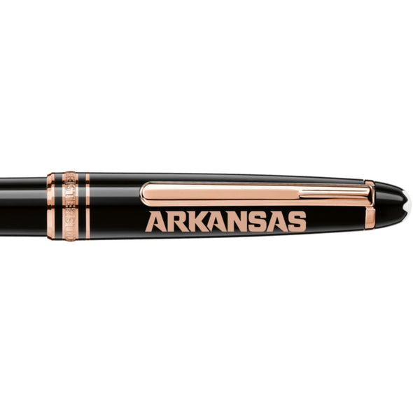 Arkansas Montblanc Meisterstück Classique Ballpoint Pen in Red Gold Shot #2