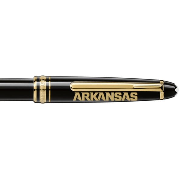 Arkansas Montblanc Meisterstück Classique Rollerball Pen in Gold Shot #2