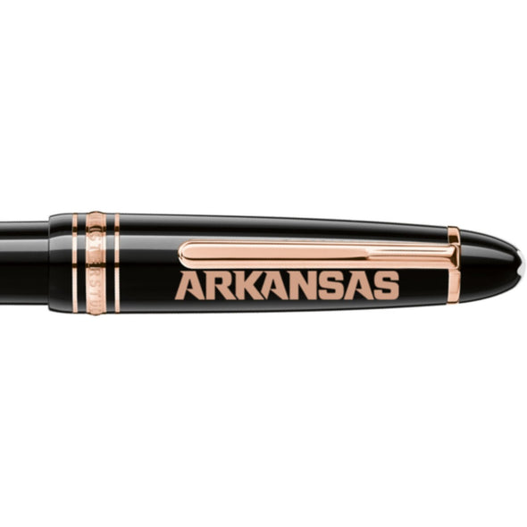 Arkansas Montblanc Meisterstück LeGrand Ballpoint Pen in Red Gold Shot #2