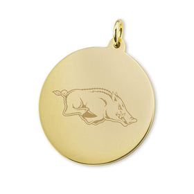 Arkansas Razorbacks 18K Gold Charm Shot #1
