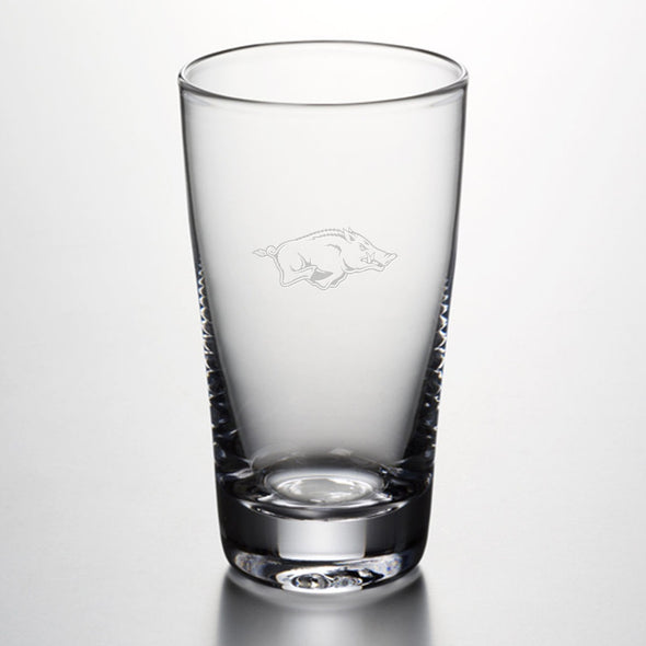 Arkansas Razorbacks Ascutney Pint Glass by Simon Pearce Shot #1