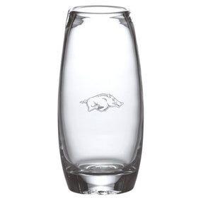 Arkansas Razorbacks Glass Addison Vase by Simon Pearce Shot #1
