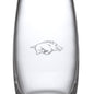 Arkansas Razorbacks Glass Addison Vase by Simon Pearce Shot #2