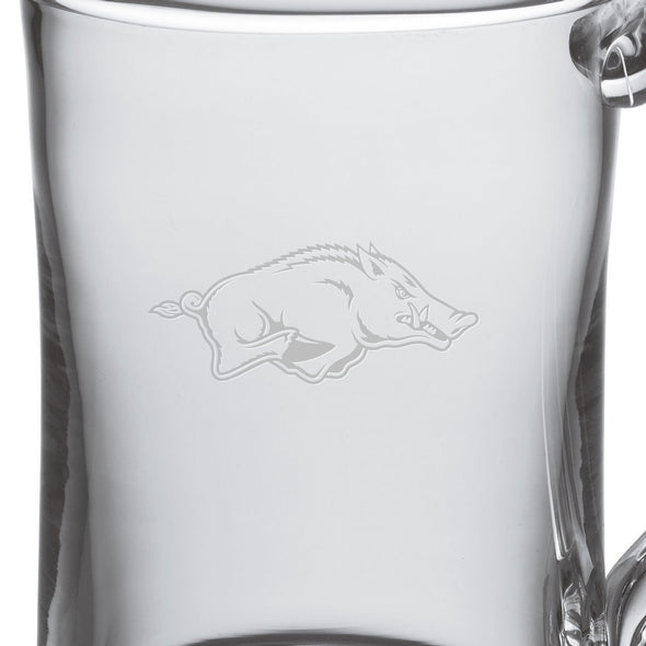 Arkansas Razorbacks Glass Tankard by Simon Pearce Shot #2