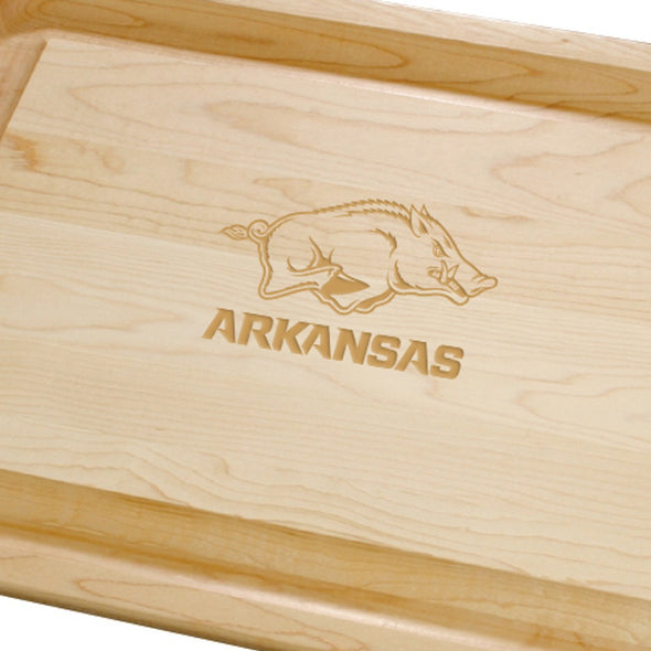 Arkansas Razorbacks Maple Cutting Board Shot #2